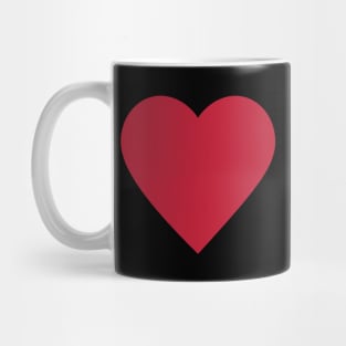 Simple Minimalist Valentine Love Pocket Heart Mug